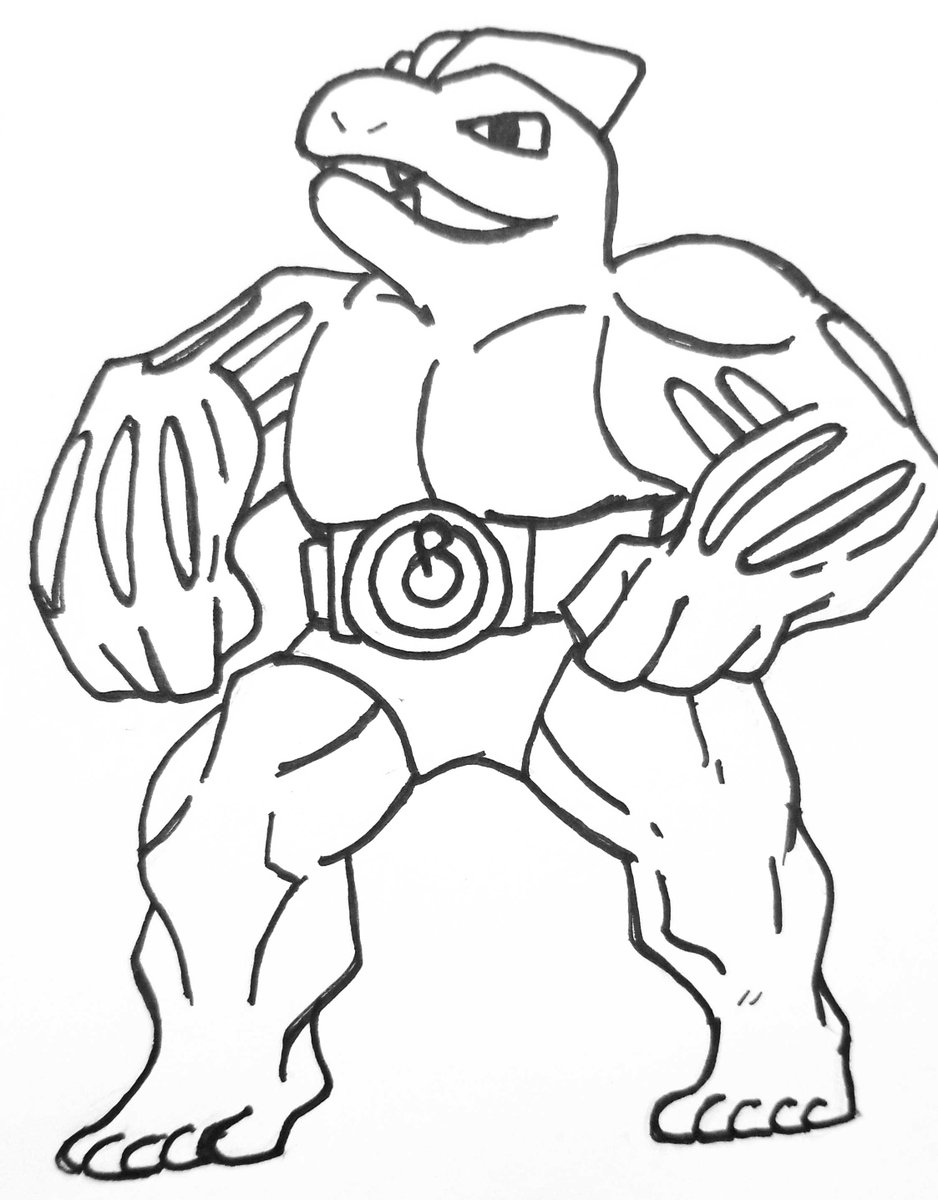 Reverrii_Pixy's tweet image. #DrawEveryPokemon
067 #Machoke
#Pokemon • #PokemonArt • #TraditionalArt • #Drawing