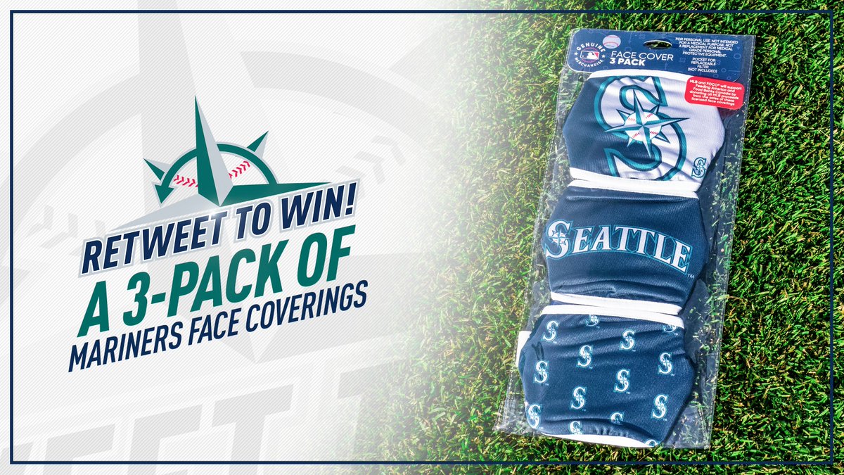 Mariners's tweet image. 🚨 RETWEET TO WIN 🚨 

We’re giving away FIVE sets of Mariners face coverings from the @MarinersStore. All you gotta do is hit that retweet button for a chance to win.