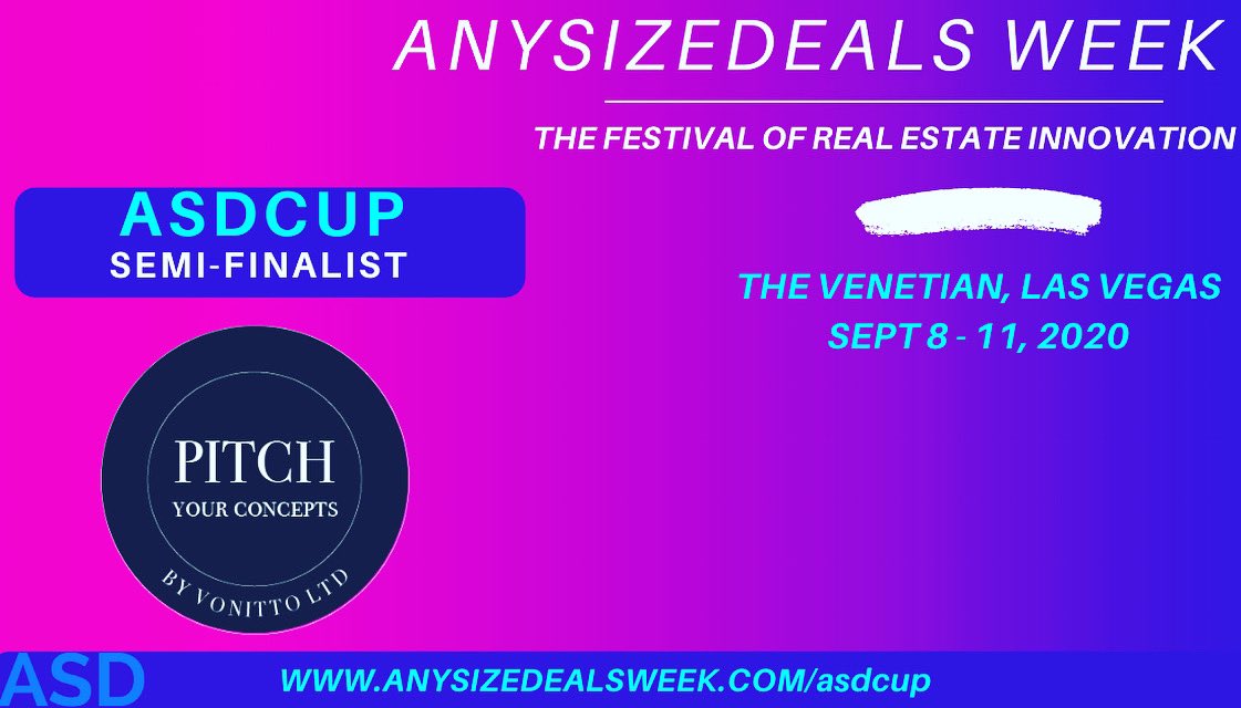 asdweek's tweet photo. Are you a property owner looking to hire the right architects and designers? 

@PitchUrConcepts has you covered. Come see them pitch @VenetianVegas for a chance to win the #ASDCup @ #AnySizeDealsWeek - Sept 8th - 11th, 2020. 

Tix @ https://t.co/6HmY16aQeF #proptech #cretech https://t.co/Fe2ui6XKeN