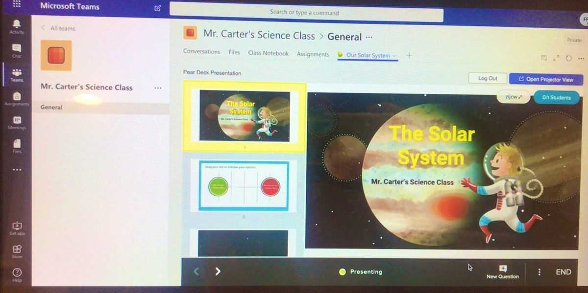 learningwith3rd's tweet image. Did you know Pear Deck is now compatible with TEAMs?? So cool! I am spending this week learning how this platform can work with all Microsoft products. #flexiblethinking #teachersneverstoplearning 🍐😊 ✏️@PearDeck @TheManorSchool