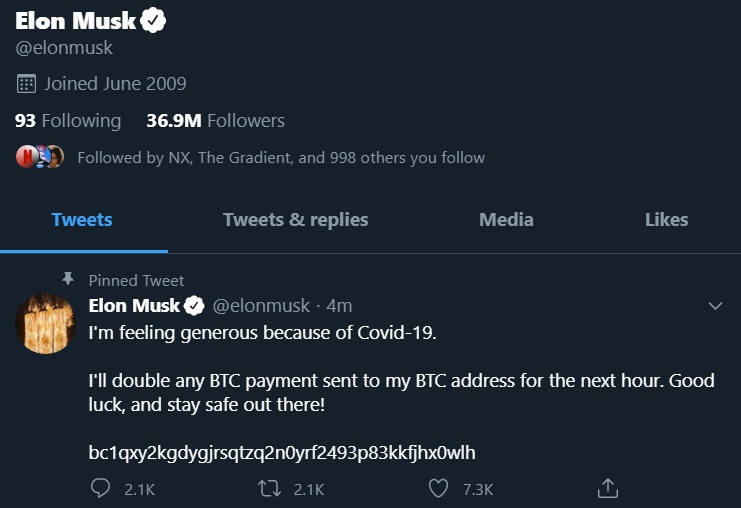 Richard Lawler On Twitter Elon Musk Bill Gates Cash App Ripple All Hacked What Is Going On With Twitter S Security And How Long This Isn T Some Text Message Workaround Either They Pinned The Richard Lawler On Twitter Elon Musk Bill Gates Cash App Ripple All Hacked What Is Going On With Twitter S Security And How Long This Isn T Some Text Message Workaround Either They Pinned The