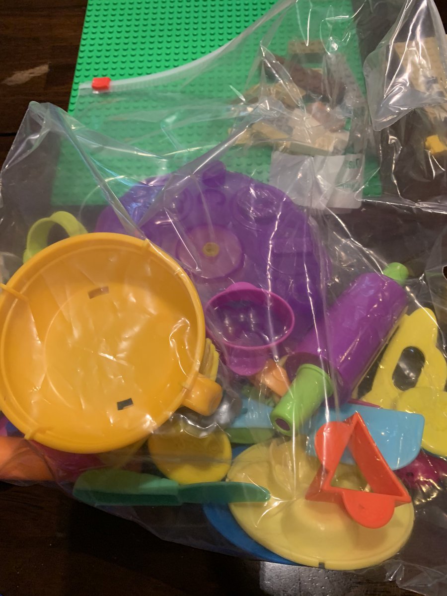 Play doh, duh, but you only need this stuff to go w it, all the other stuff is garbage