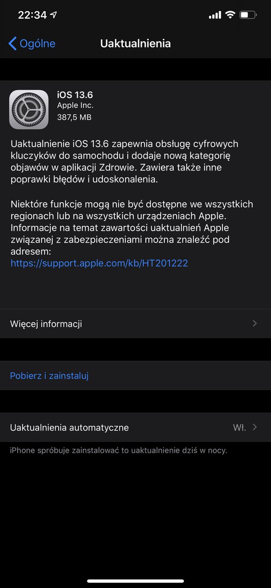 dominiklada's tweet image. Tymczasem wylądowały nowe systemy #iOS13.6 #iPadOS13.6 #watchOS6.2.8 #tvOS13.4.8 #macOS10.15.6 i...#iOS12.4.8