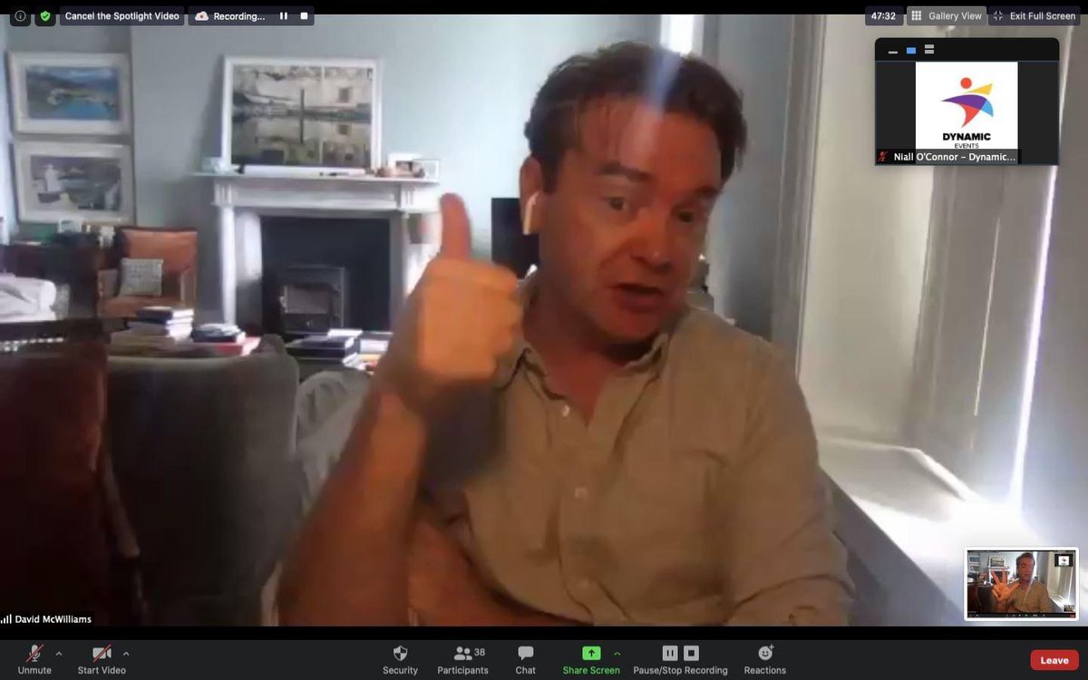 Great to chat with <a href="/davidmcw/">David McWilliams</a>  <a href="/intokildare/">Into Kildare</a> meet up today! V interesting and love being part of the craic economy even though  we are in the wars at the moment.