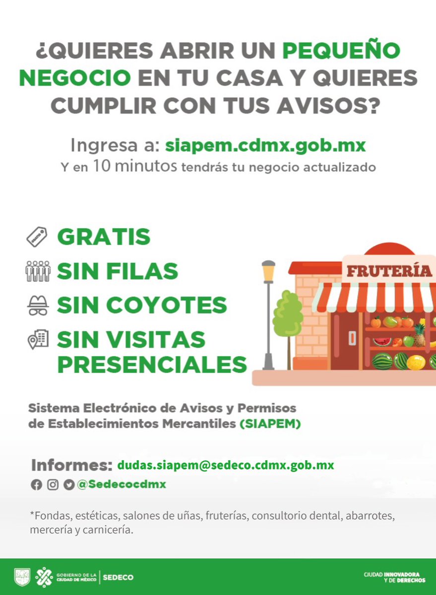 Secretaría de Desarrollo Económico tweet media