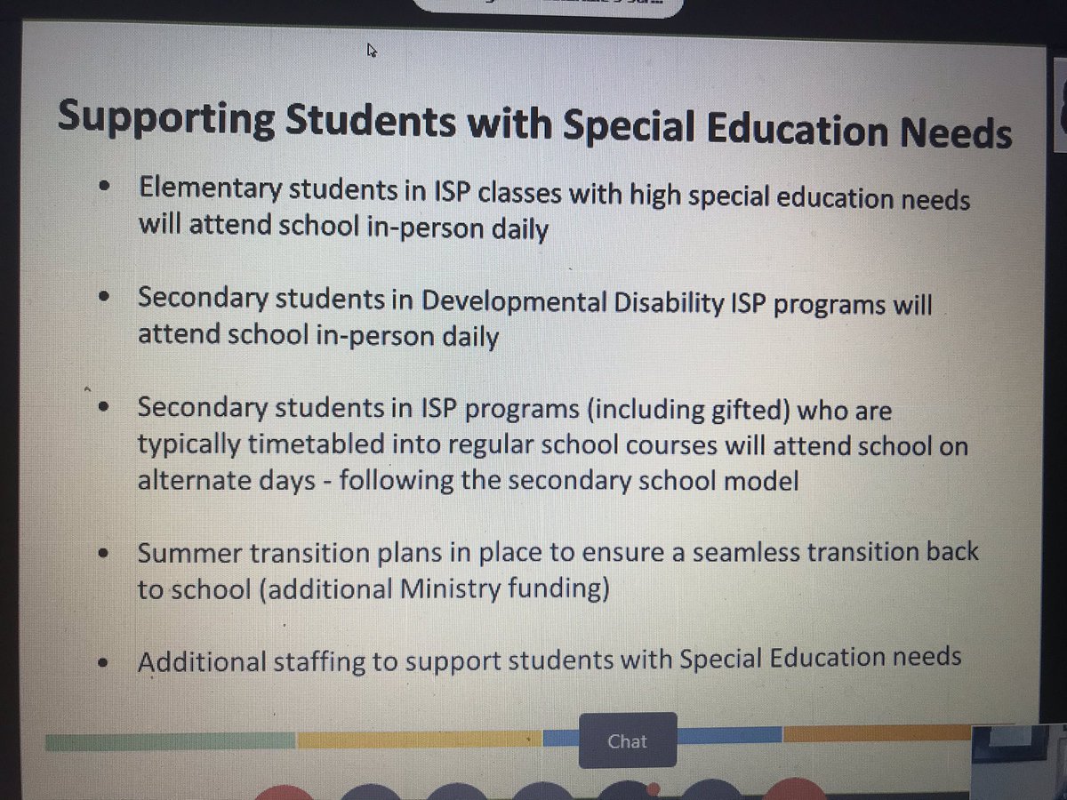 Cognizant that we must lead to ensure students with special needs are supported