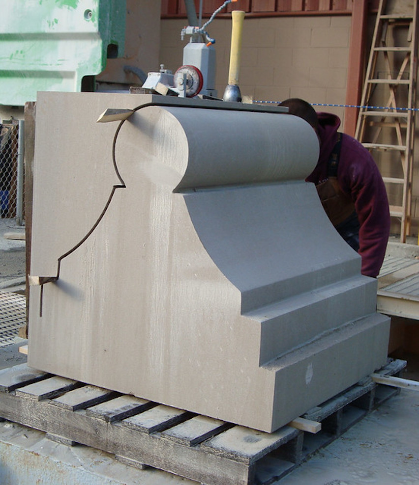 AderaStone's tweet photo. Our fabrication team can help you create the perfect post cap for your wall or fence.  https://t.co/1bXJo4EA0t #naturalstone #stonecarving https://t.co/qFeeogKfTl