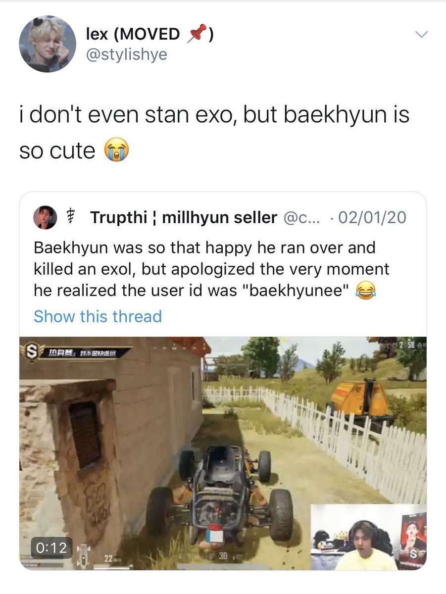kpop stan twt appreciating baekhyun; a satisfying thread ♡