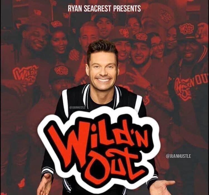 Nick cannon replacement for wildin out 🤦🏾&zwj;♂️🤦🏾&zwj;♂️ Ryan Seacrest? help me understand https://t.co/Zra<a href="/tag/superbowl"class="tags"><span>#superbowl</span></a><a href="/tag/patriotsvsfalcons"class="tags"><span>#patriotsvsfalcons</span></a>