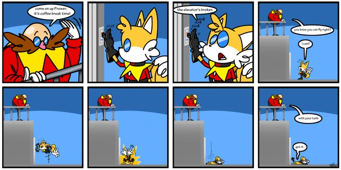 #eggsprower #SonicTheHedgehog #sonicfanart #comic 