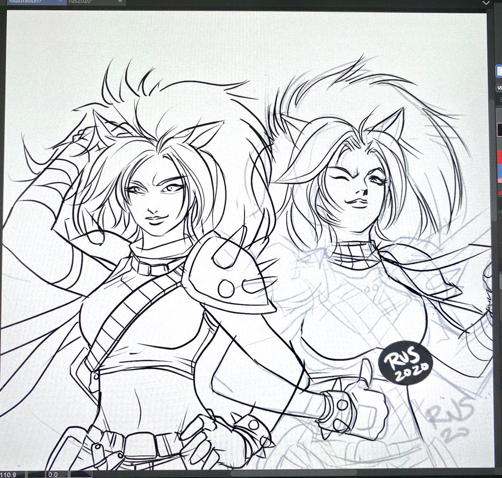 _wilsur's tweet photo. Working on some inks today✨🖊
#PumaSisters #dominiontankpolice #catgirls https://t.co/8woOdOnv6b