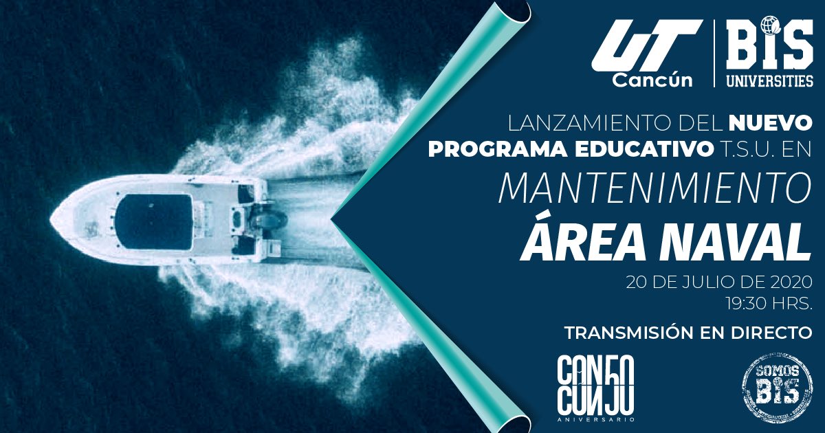 NauticosQRoo's tweet photo. Lanzamiento del nuevo programa educativo de la @UTCancun muchas felicidades al Rector @JulianAguilarE y su equipo por este gran logro que va a resolver una necesidad profesional al sector náutico del estado de Quintana Roo @CarlosJoaquin @FCOFERNANDEZM @IvanFerrat @CCEdelCaribe https://t.co/EmZIQqzH9W