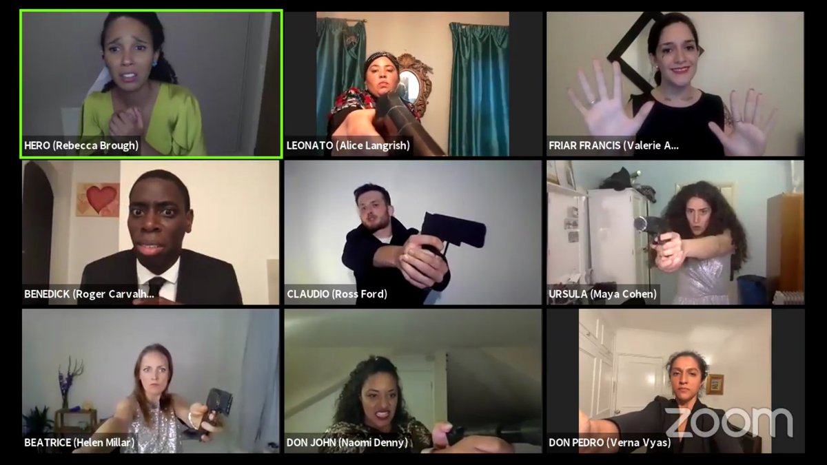 What an amazing idea to make Much Ado About Nothing into a spy comedy! It's definitely one of my favourite Shakespeare plays, and this production has more than done it justice. Superbly played all round! #ShowMustGoOnline #TrustNoAgent