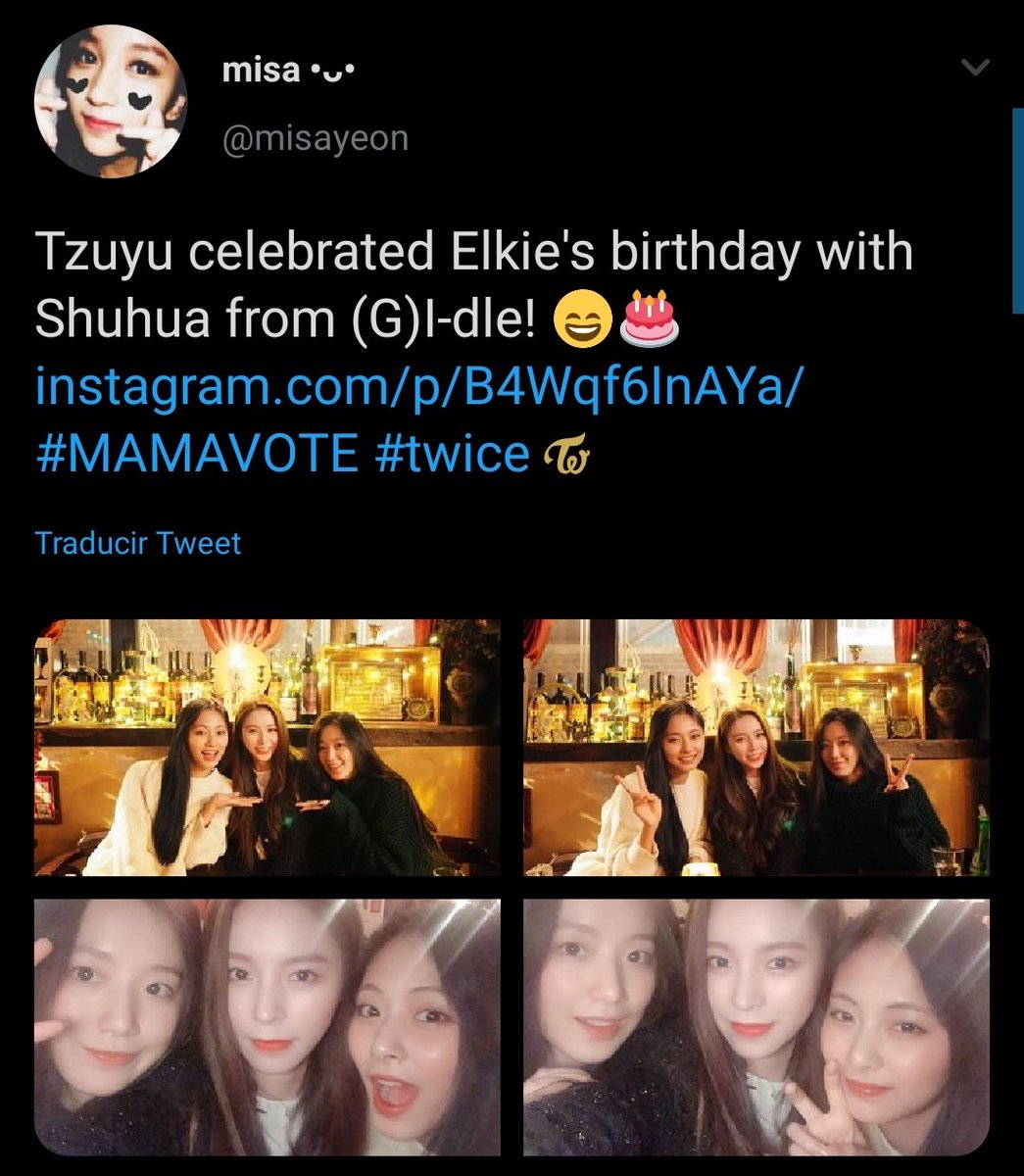 they edited elkie of the photo and called her a lucky fan, this pic was taken when they were celebrating elkie's birthday...