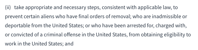 PS: The June 22 entry ban proclamation does include this directive to DHS to deny work permits for anyone ever arrested in the US (even if not convicted), among others.Note that today's USCIS policy change is even more sweeping. https://www.whitehouse.gov/presidential-actions/proclamation-suspending-entry-aliens-present-risk-u-s-labor-market-following-coronavirus-outbreak/