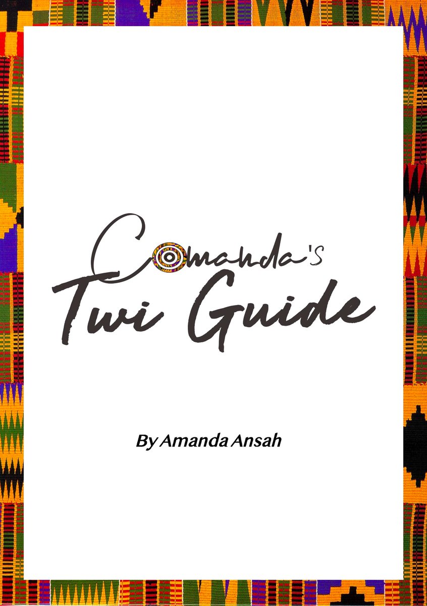 Comanda_x's tweet photo. Many a late nights later; my ebook is finally done. A language guide designed to help you with conversational Twi; available to purchase soon 🙏🏾🙌🏾🇬🇭 https://t.co/e9rnsGiL9a