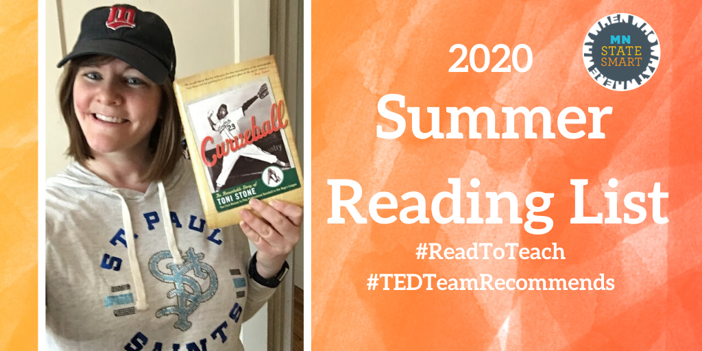 HistoryEdMNHS's tweet photo. Missing sports? Read "Curveball" with Heidi (our team's baseball enthusiast) to learn more about Toni Stone, the first African American Women to play professional baseball!
#ReadtoTeach #TEDTeamRecommends
https://t.co/rxPIUzVoKG https://t.co/8D42teU73g