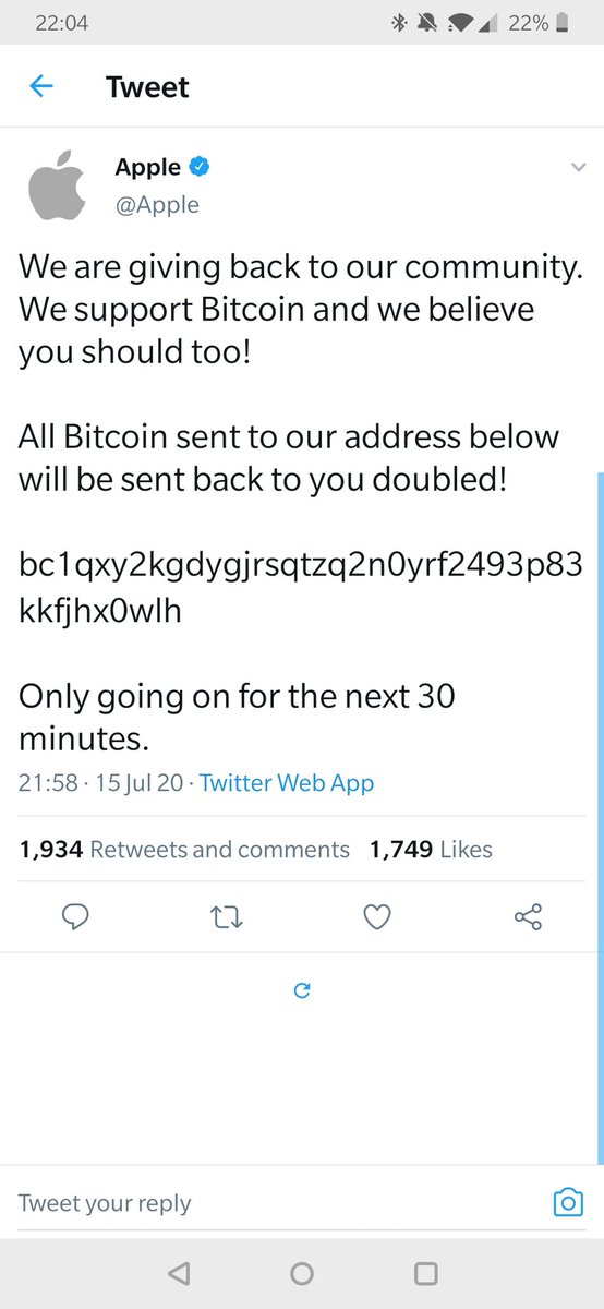 Is this new story a  #Twitter vulnerability or a 3rd party provider?We have one attacker going for main accounts and linking direct to a bitcoin addressWe have a different set of tweets promoting crypto for healthThis is going to be a long night.