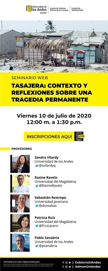 svilardyq's tweet photo. Hablemos del contexto ambiental, económico, social e institucional de esta tragedia. Los esperamos el viernes. Pueden inscribirse en este link https://t.co/K6gUZFq3px https://t.co/5pK40nyneS