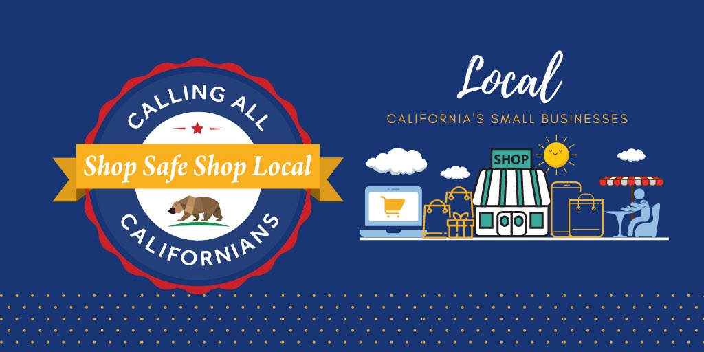 CaliforniaOSBA's tweet photo. “Local has taken on a new meaning and California’s beloved small businesses need our help more than ever. Supporting nearby stores, business owners, and local employees is an essential commitment to our community.”
Read more: https://t.co/NyN0rmQ4fT
#ShopSafeShopLocal https://t.co/9T7AfW1xyE