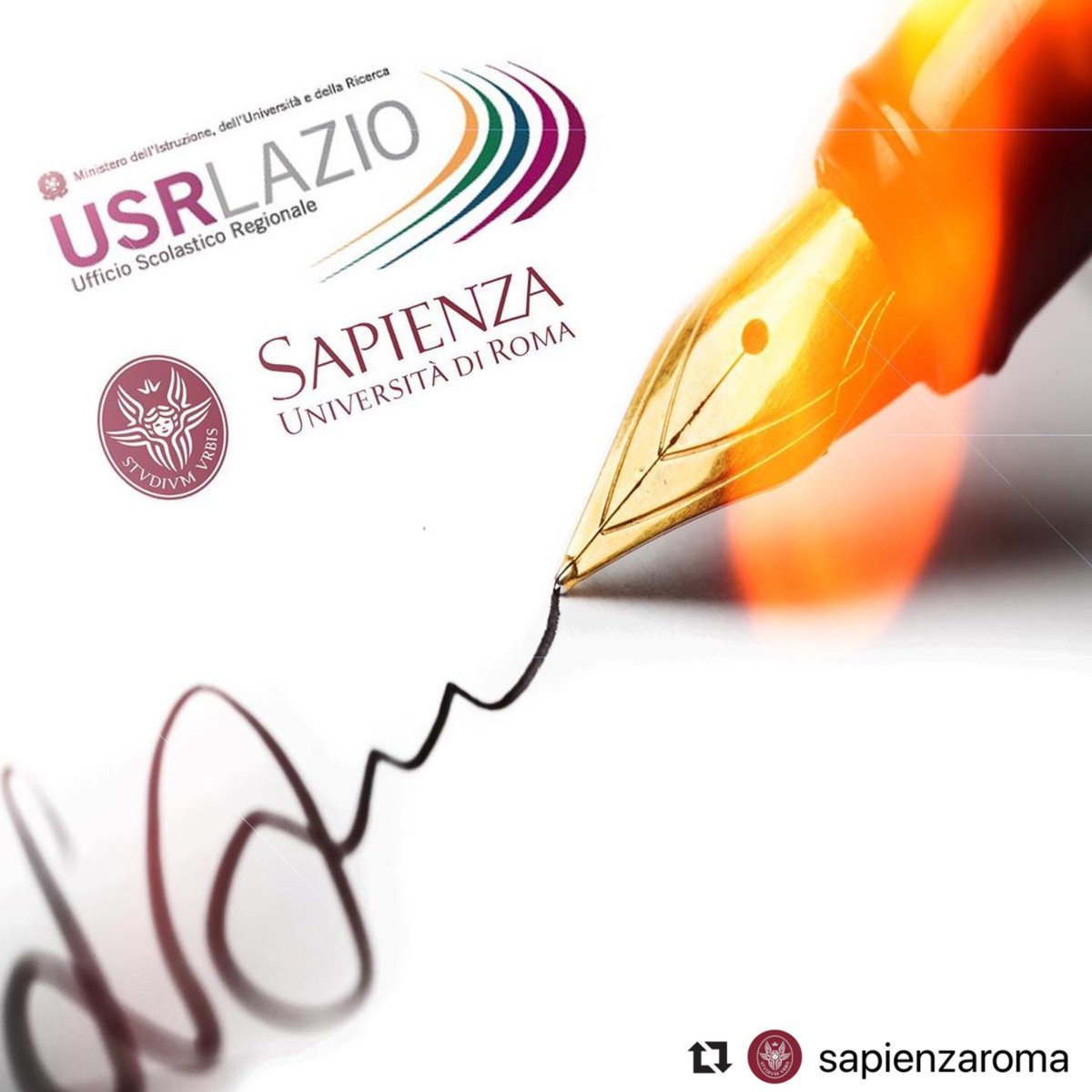 SapienzaRoma's tweet photo. 📸✍️ Un protocollo d'intesa tra l'Ufficio scolastico regionale per il Lazio e Sapienza per l'#orientamento: il personale delle scuole superiori potrà offrire un supporto ai propri studenti per una scelta consapevole del percorso universitario ➡️ https://t.co/HGeLO9m9bd #UsrLazio https://t.co/Htx4EEFIa0