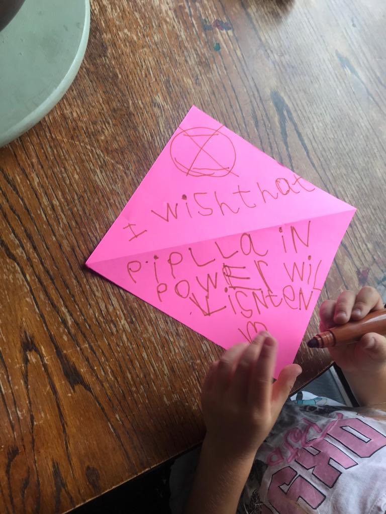 “I wish that people in power will listen” - Molly, aged five. What do you wish for? Make a crane and share your wishes with us! #BuildBackBetter