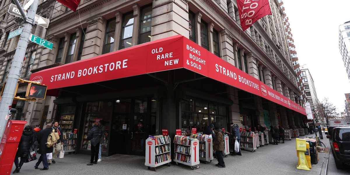 PublishersWkly's tweet photo. Owner of New York’s Strand Bookstore Buys More Amazon Stock | @barronsonline https://t.co/IL3vAG5WKH https://t.co/0uJ6Qy9em9