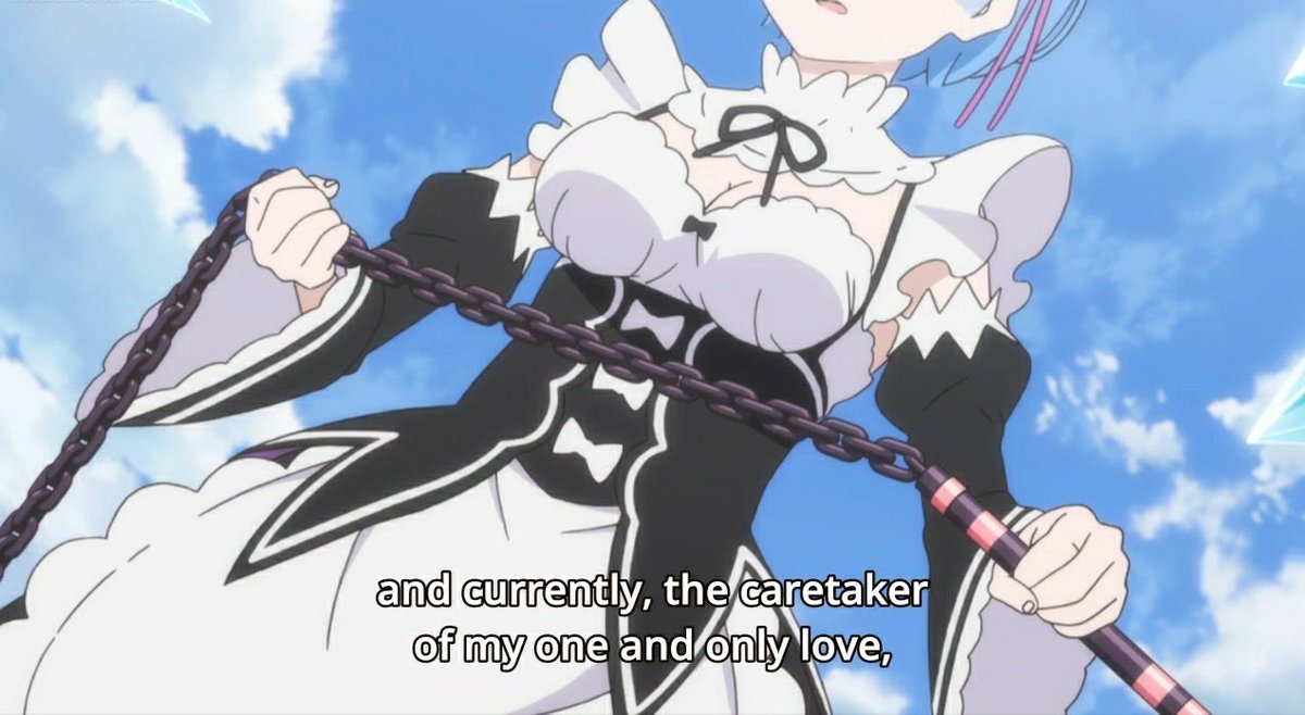 SubaruReZero's tweet photo. You tell them Rem! 
#rezero #rezeroSeason2 #リゼロ https://t.co/wFyIPsZSG9