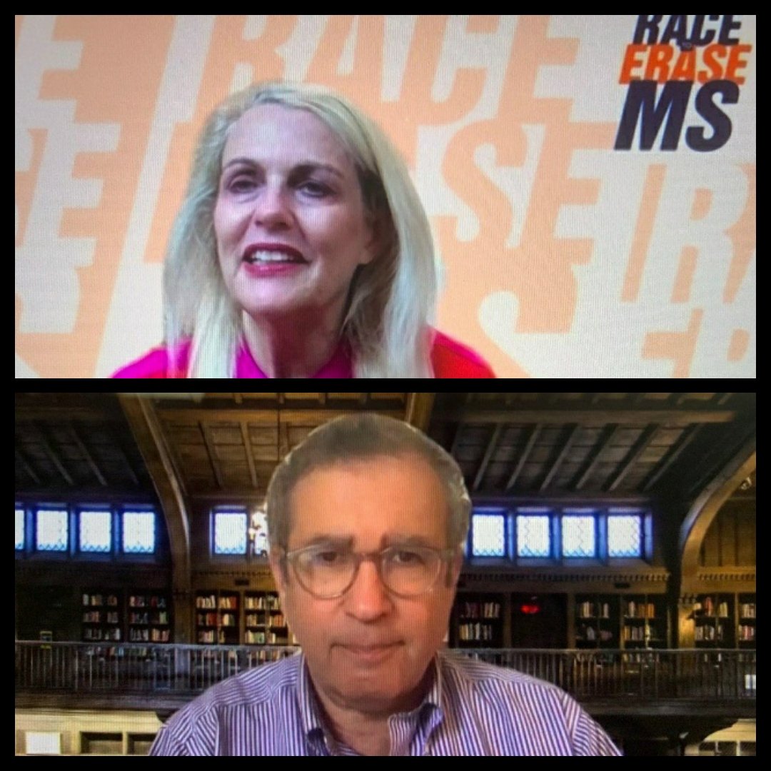If you missed the LIVE episode featuring Nancy Davis <a href="/NDavisR/">Nancy Davis</a> and Dr. Hafler, Chairman Dept. of Neurology  &amp; Professor of Immunology @yale @yalemed, discussing MS during these challenging times, watch it in its entirety here: bit.ly/2O7LYMd #EraseMS #MultipleSclerosis