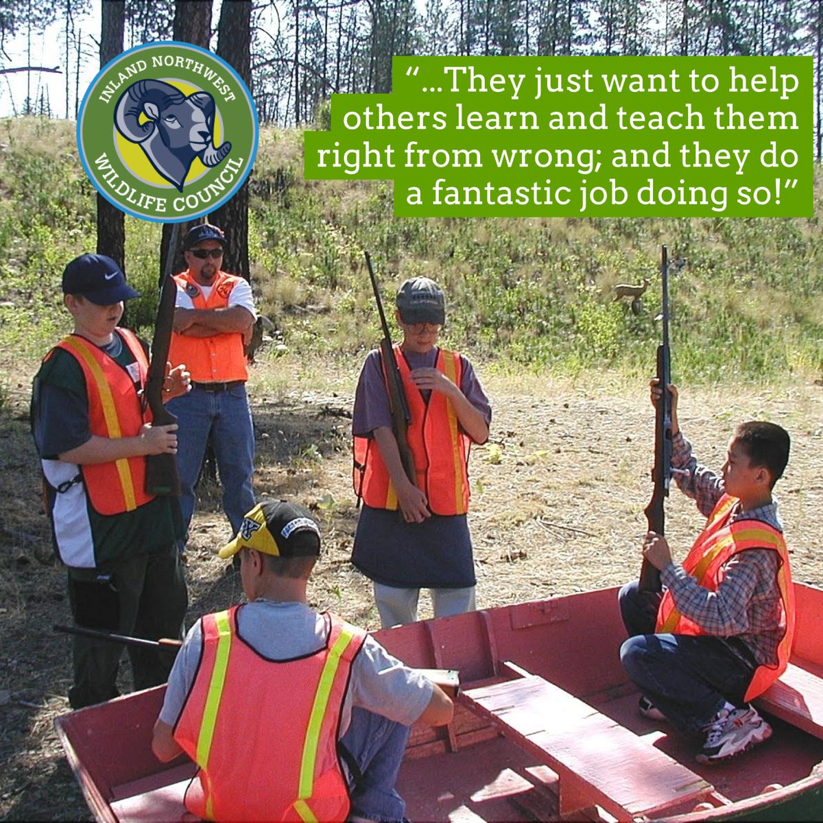 CouncilInland's tweet photo. "All of the volunteers that come and teach hunters-ed at this fine establishment are those to bespoken wonders about...They just want to help others learn and teach them right from wrong; and they do a fantastic job doing so!" -Shania S.
Thanks Shania! We appreciate your review! https://t.co/hyjQ4dAfwp