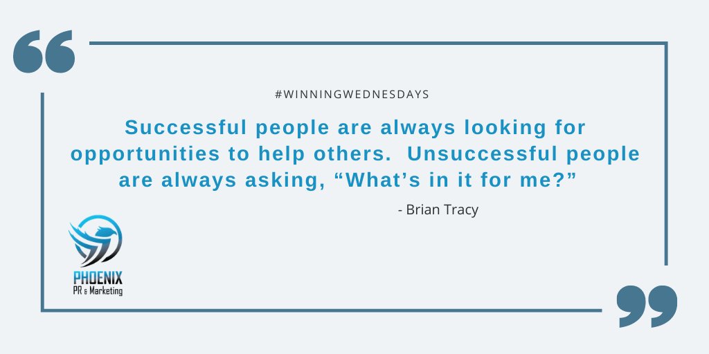 PhxPRMarketing's tweet photo. Who can we help today?
#WinningWednesday #WednesdayWisdom #Wednesday #HumpDay #PhxPR #Marketing #Wisdom #MediaRelations #Media https://t.co/lLJZCk5EQb