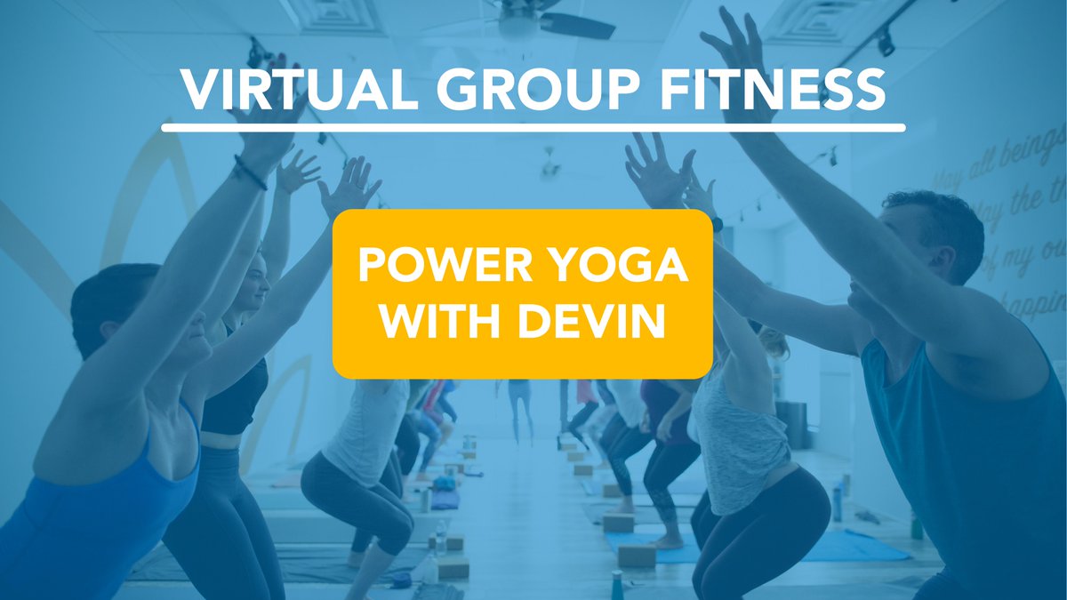 ICCampusRec's tweet photo. Summer programming continues with Devin's Power Yoga class on Wednesday's from 5:00 PM - 6:15 PM.

Sign-up for classes  at https://t.co/jbHhX5Cjo3
Registration closes 30 minutes before class start time.
The Zoom link will be sent to you via email. https://t.co/PXZWkHGZ6y