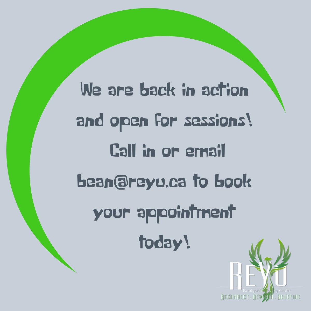 We are excited to announce that we now open. Always happy to help you take that #firststep. Book your appointment today! 
#spinalcord #healthandfitness #workouts #spinalhealth #physiotherapy