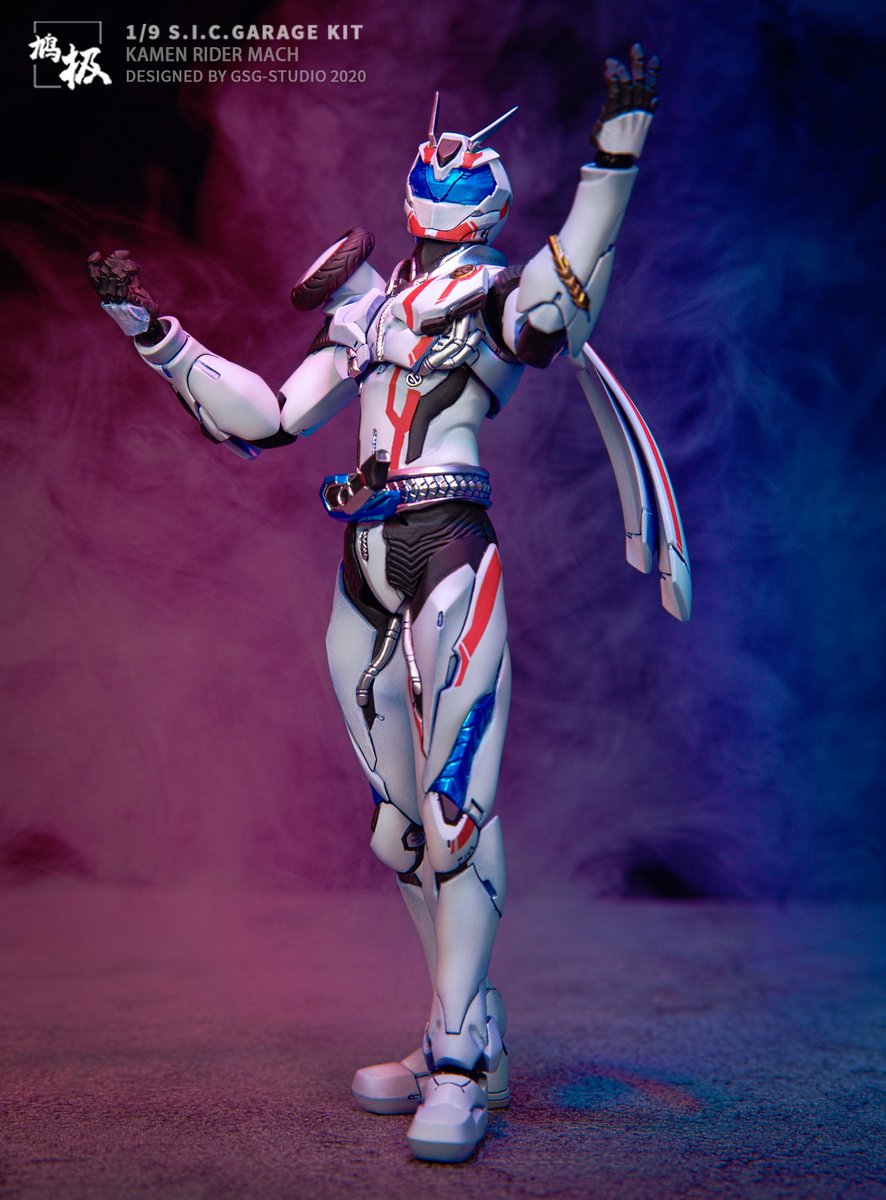 Swxfayqs 假面骑士马赫 仮面ライダーマッハ Kamen Rider Mach Sic Sic改造 肯德基怪叔叔的作品 鸠极原型 ニチアサフィギュア改造部