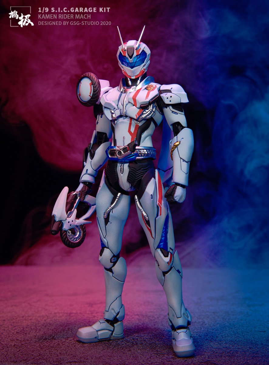 Swxfayqs 假面骑士马赫 仮面ライダーマッハ Kamen Rider Mach Sic Sic改造 肯德基怪叔叔的作品 鸠极原型 ニチアサフィギュア改造部