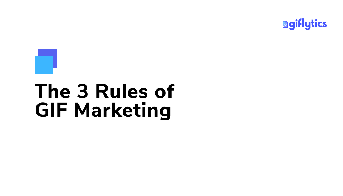 giflytics's tweet photo. Want to learn how to create GIFs that people actually want to share? Follow these 3 rules and you'll be on your want to extremely shareable content. https://t.co/vqXZMjWSi7