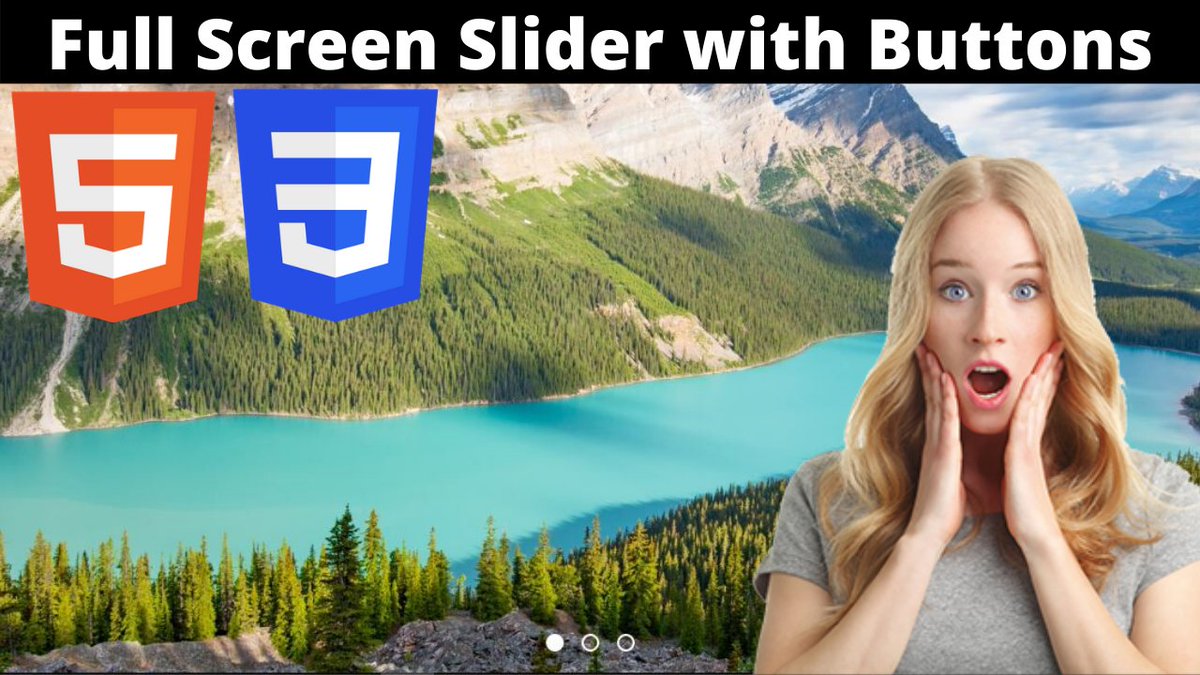 CodeLeague7's tweet image. youtu.be/ikb_gqDzk3U Responsive Image Slider using Pure HTML & CSS only | Full Screen with Navigation Buttons
#CodeNewbie #100DaysOfCode #webdevelopment #programming #javascript #javascript30 #css #html #webdev #webdesign #coding #CodeNewbies