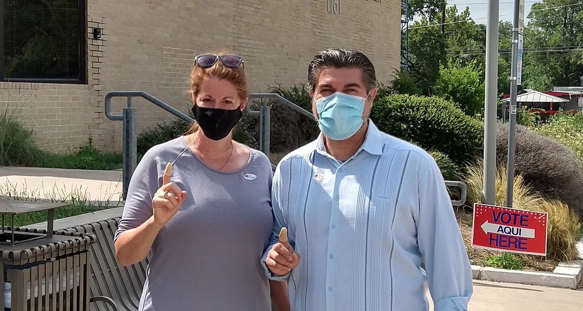 Early voting with Christine Garrison Rodriguez