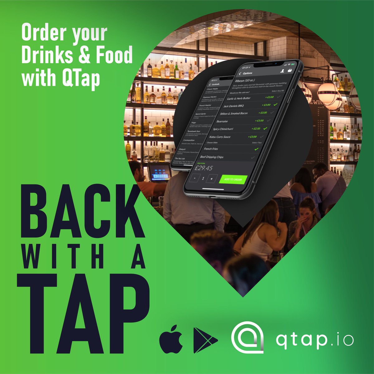 ✅Contactless Ordering 
✅Track and Trace
✅Free Setup
✅No Monthly Cost
✅Setup in 24hours
Get in touch to get on QTap.
#Cardiff #PubsReopening #StaySafe #Wales
