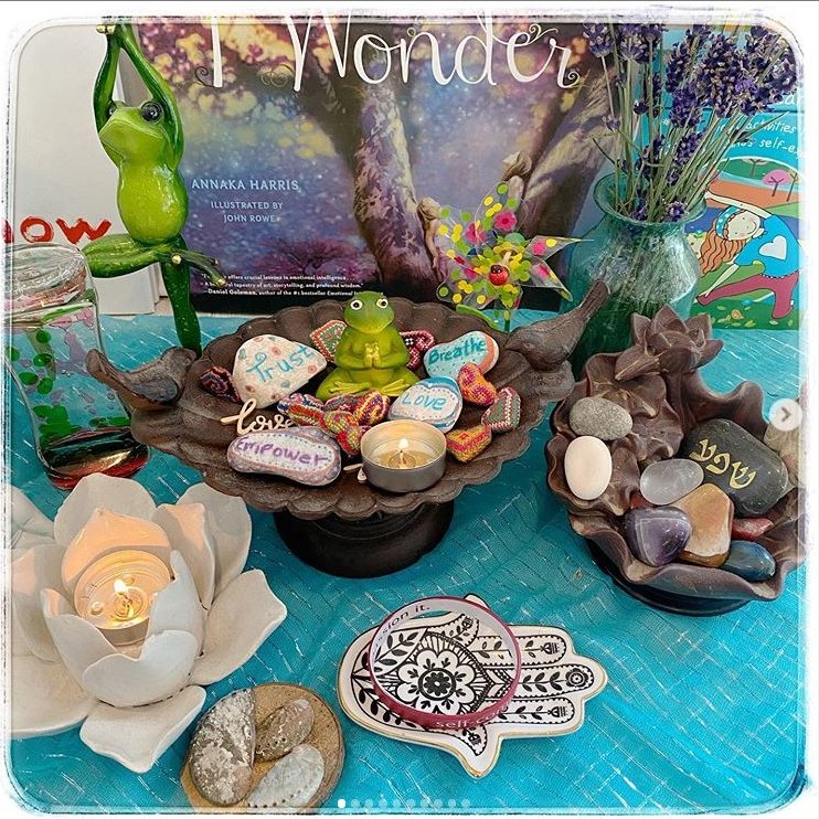 During my yoga and mindfulness for children sessions, I often speak with the children about our Happy Place.

It is a place in our mind which reminds us that we are safe, loved and peaceful during those moments where we feel sad, confused, or stressed.

Choose your Happy Place.