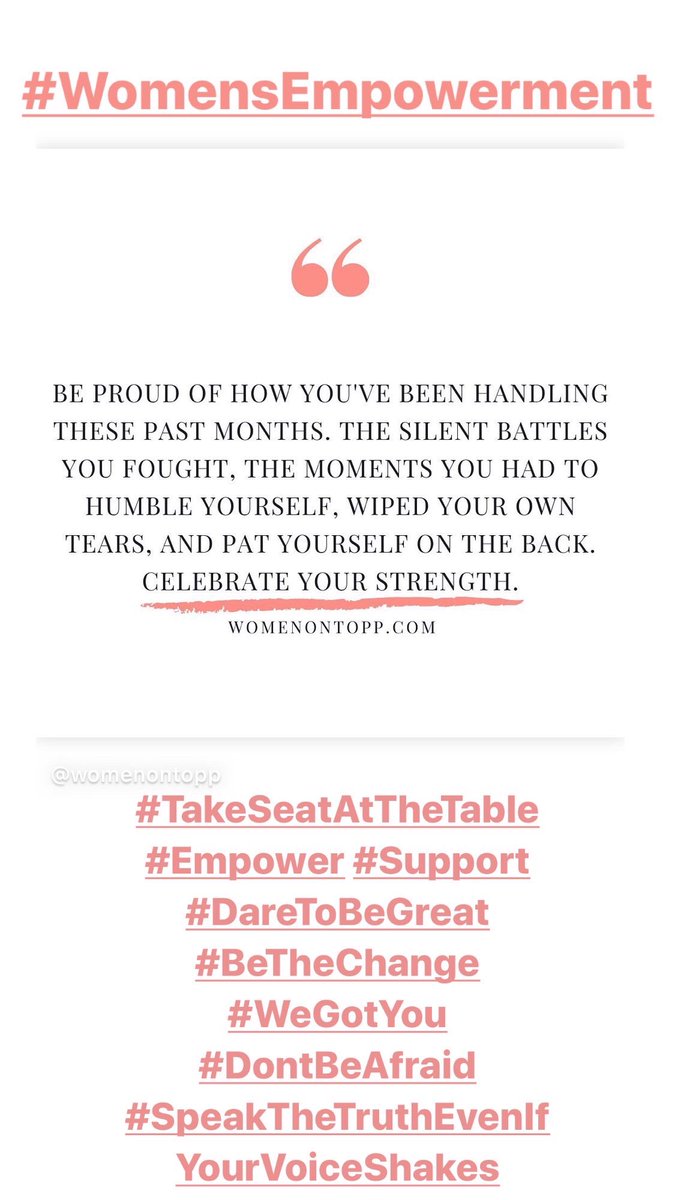 #WomensEmpowerment #TakeASeatAtTheTable