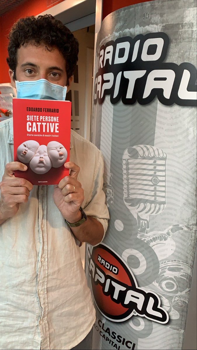 Ora su <a href="/RadioCapital_fm/">Radio Capital</a> a <a href="/TgZeroCapital/">TgZero Radio Capital</a> per parlare di Siete persone cattive⚡️⚡️⚡️