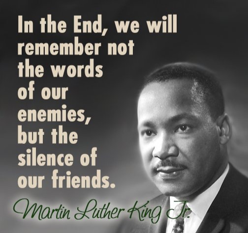 Aponte_MD's tweet image. .#BlackLivesMatter 
Silence is Compliance