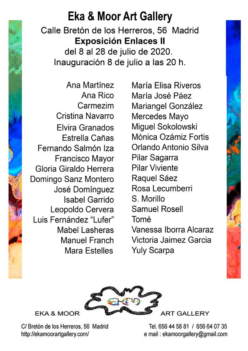 PilarViviente's tweet photo. Estimados amantes del #arte,
Tengo el placer de invitarles a la #exposición que inauguramos hoy en #Madrid. Debido a la #pandemia #COVID19 no asistiré físicamente pero mi obra lo hace por mi con obra reciente del 2020, nuevos #Rodetes de la Serie #Argent https://t.co/v0YvckbWen https://t.co/Mh5OK6KZ9f