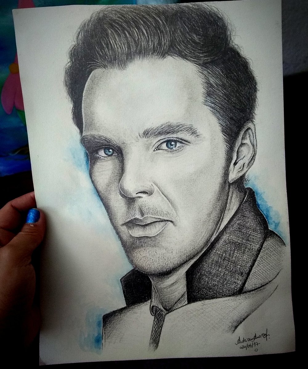 ACaixaLilas's tweet photo. Desenho que fiz do Benedict em 2017 #benedictcumberbath ✏️ https://t.co/mnlsRODn09