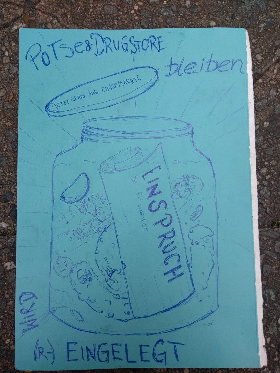 Jetzt geht's ans Eingemachte.
Das Räumungsurteil gegen die #Potse ist da, aber wir legen Einspruch ein!
Keine Räumung der #Potse!
#B0807 #potsebleibt #drugstorelebt