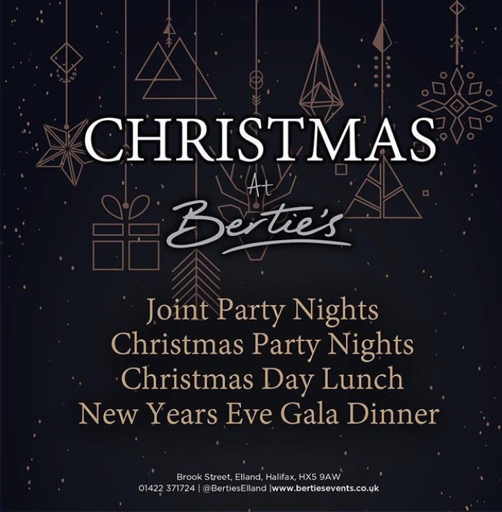 Make your Christmas sparkle this year at Bertie’s, join us and celebrate the festive season. #christmas #christmas2020 #christmaspartyvenue