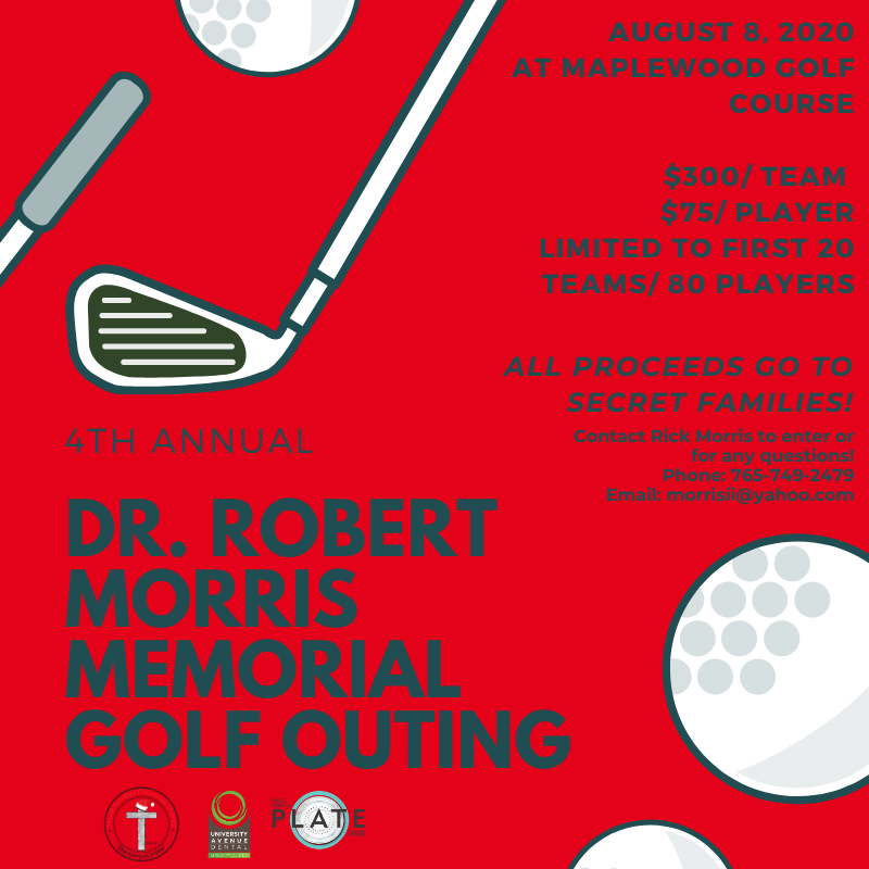 Have you signed your team up for the 4th Annual Dr. Bob Morris Memorial Golf Outing yet?