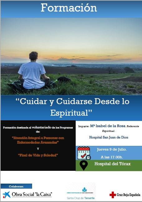 CruzRojaProvTfe's tweet photo. Seguimos formando a nuestro Voluntariado en algo tan esencial como la Espiritualidad al Final de la Vida. Nos adaptamos a la situación actual con la formación on line.
@FundlaCaixa
#EnfermedadesAvanzadaslaCaixa
#VoluntariadoCRTenerife https://t.co/o9LzRDKN9I