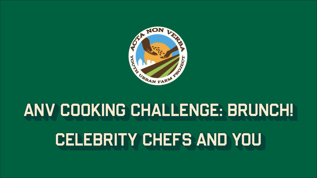 Join celebrity chefs Jennifer Booker, Alice Waters, Bryant Terry, and Nikki Shaw as they go virtually head-to-head to support @anv_youth_farm this Saturday at 10 a.m.! Find out who will emerge sunny-side up: https://t.co/k3pgoG1hW9 https://t.co/Yhu4F3sxWA